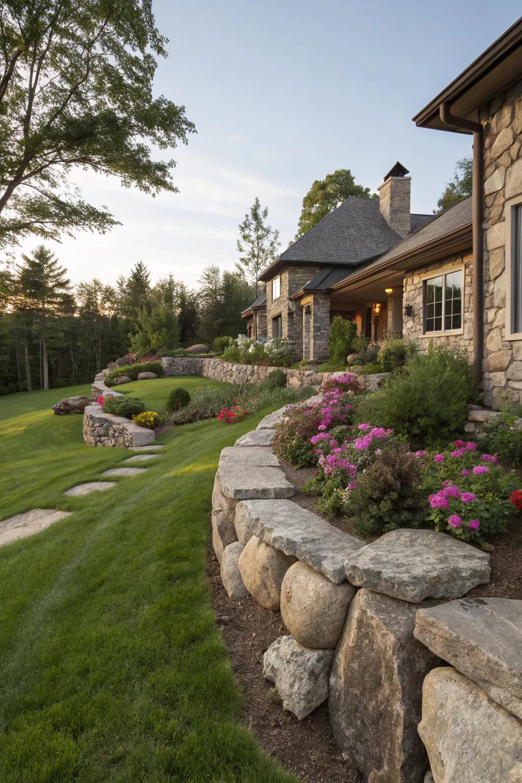 Retaining wall services - New Sunrise